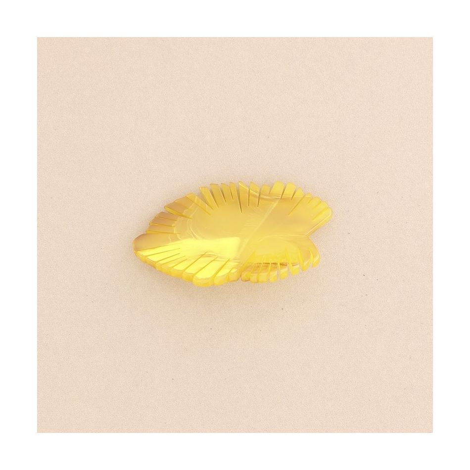 BROCHE RESINA HOJA