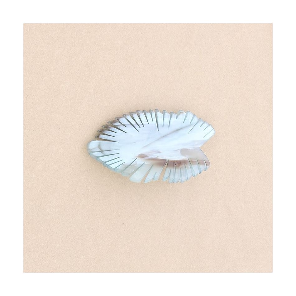 BROCHE RESINA HOJA