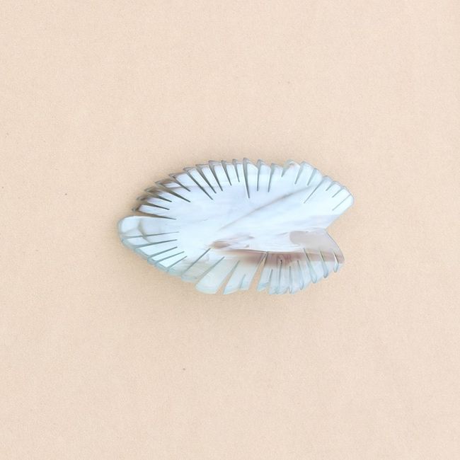 BROCHE RESINA HOJA