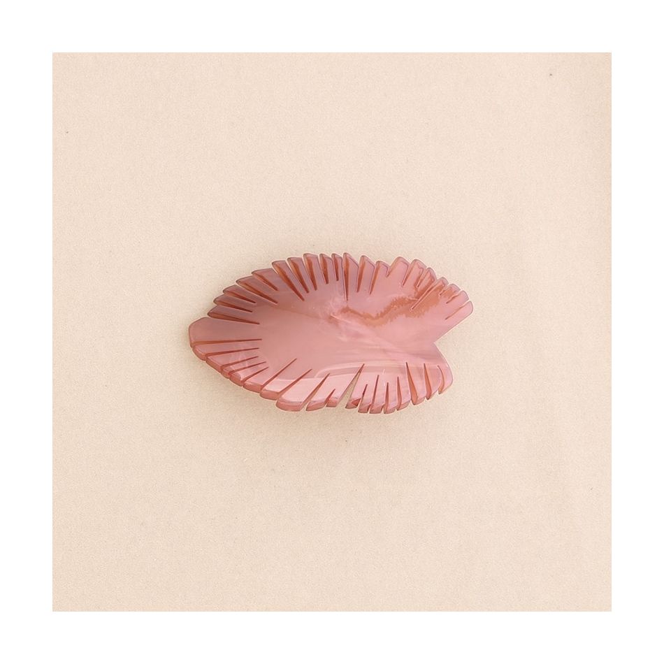BROCHE RESINA HOJA