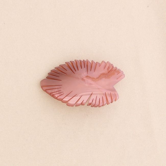 BROCHE RESINA HOJA