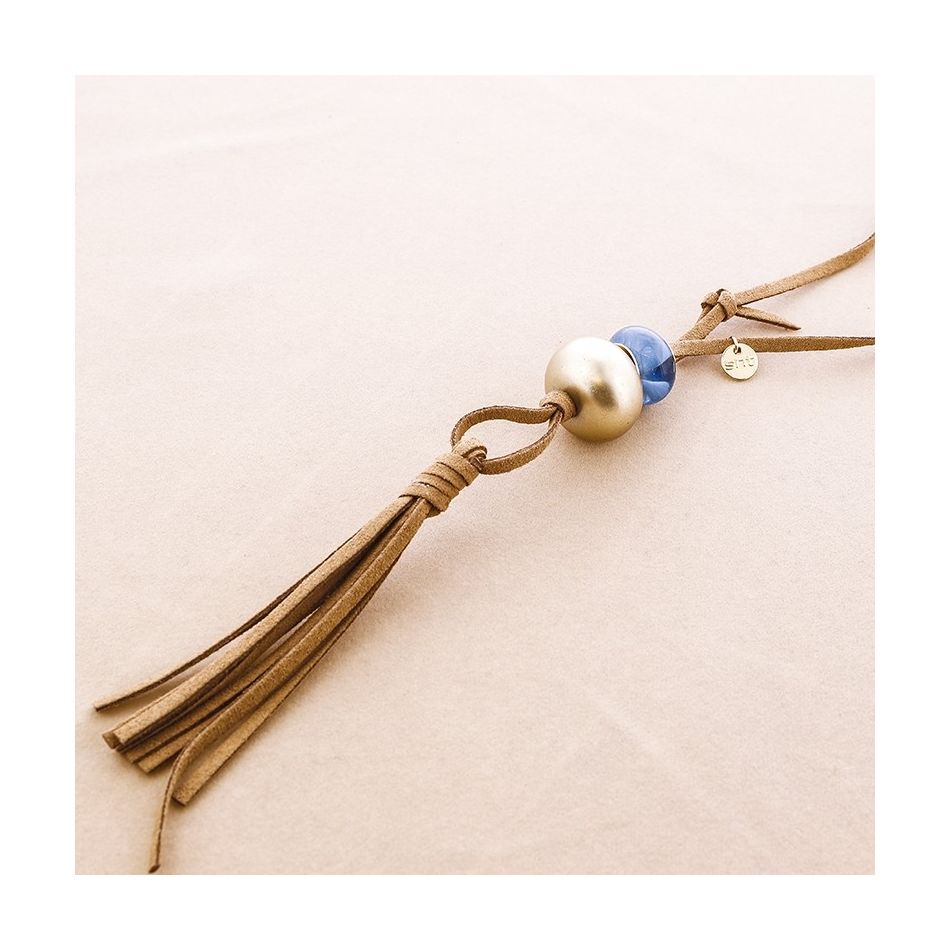 NECKLACE PHONE STRAP CORD BEADS FRINGE