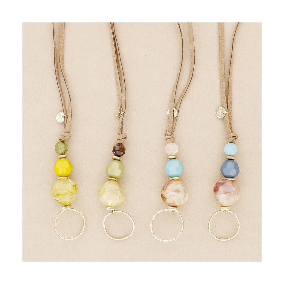 NECKLACE PHONE STRAP CORD BEADS