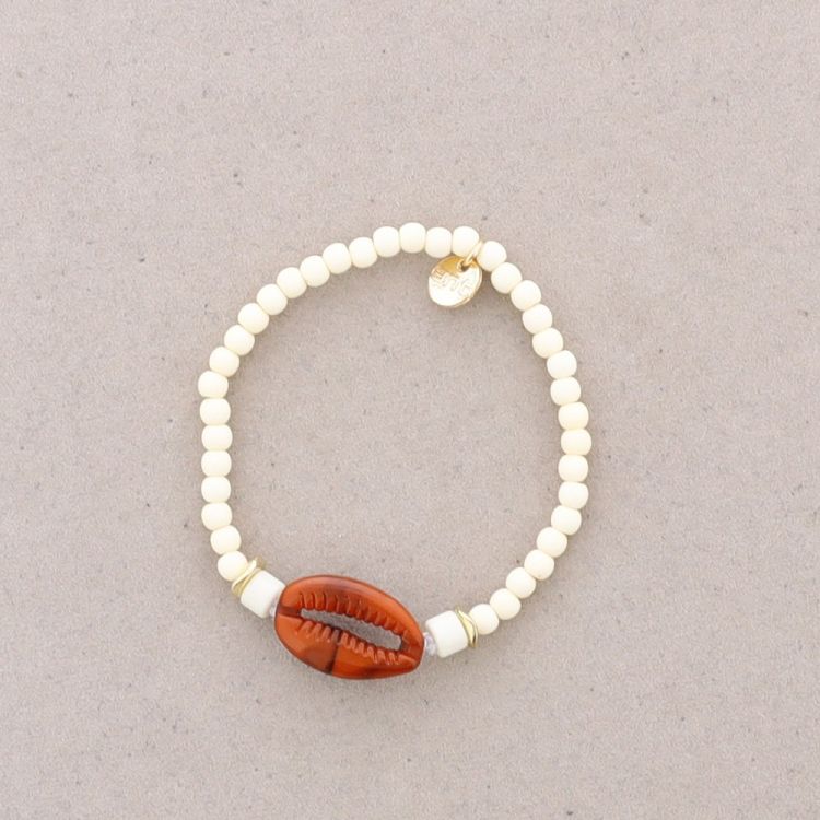 PULSERA CUENTAS CONCHITA RESINA