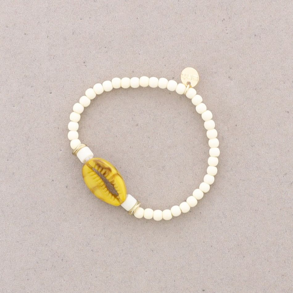 RESIN SHELL BEADS BRACELET
