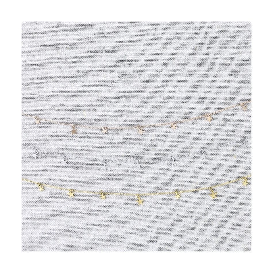STEEL STARFISH PENDANT SHORT NECKLACE