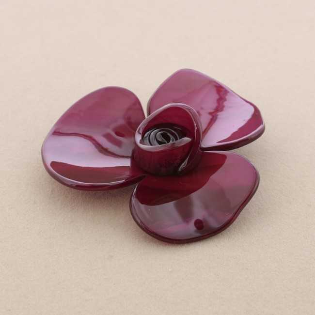 RESIN FLOWER BROOCH