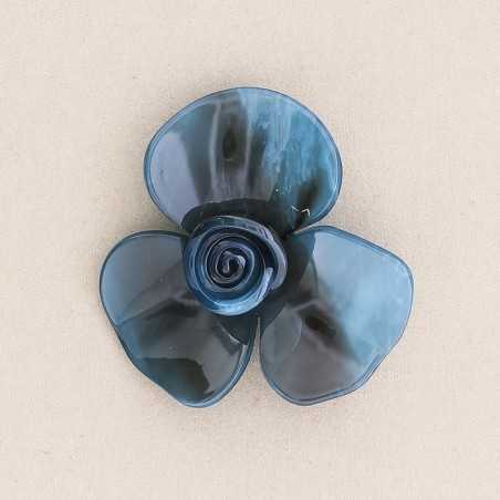 BROCHE FLOR RESINA 7 CM