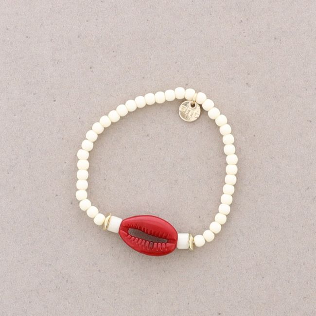 PULSERA CUENTAS CONCHITA RESINA