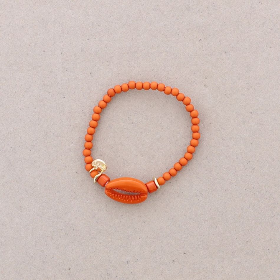 RESIN SHELL BEADS BRACELET
