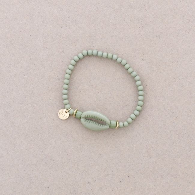 RESIN SHELL BEADS BRACELET