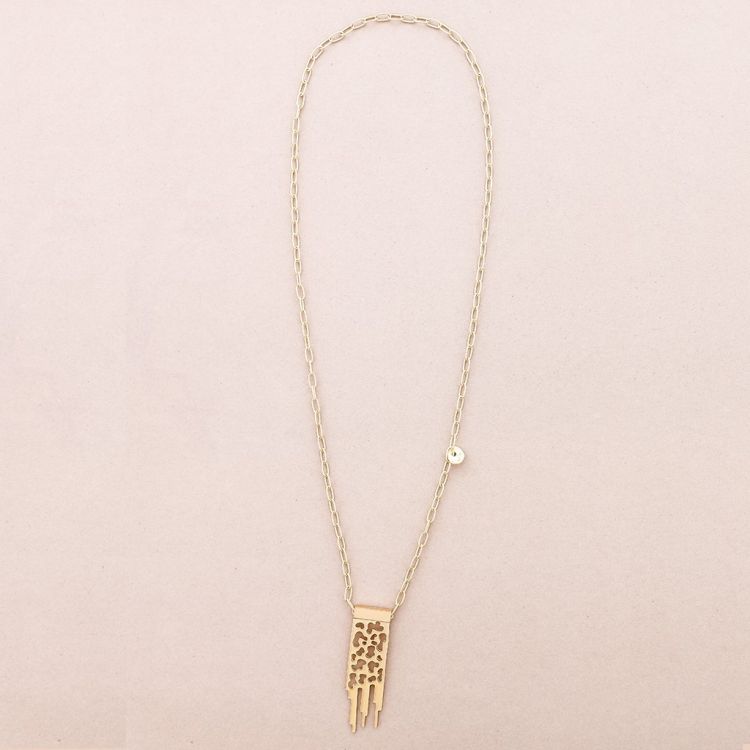COLLAR LARGO COLGANTE METAL 2
