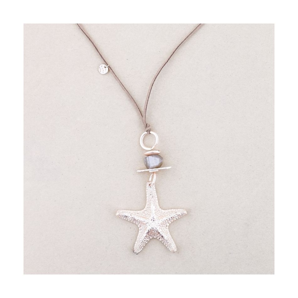 LONG STARFISH PENDANT NECKLACE