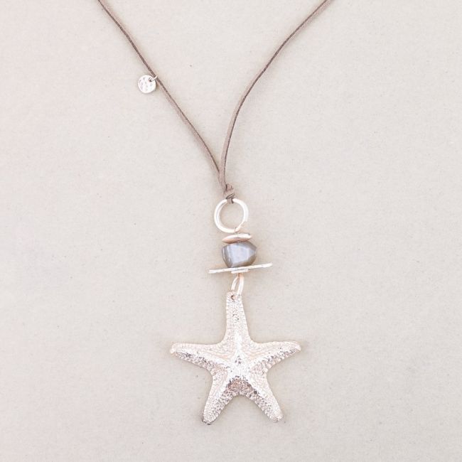 LONG STARFISH PENDANT NECKLACE