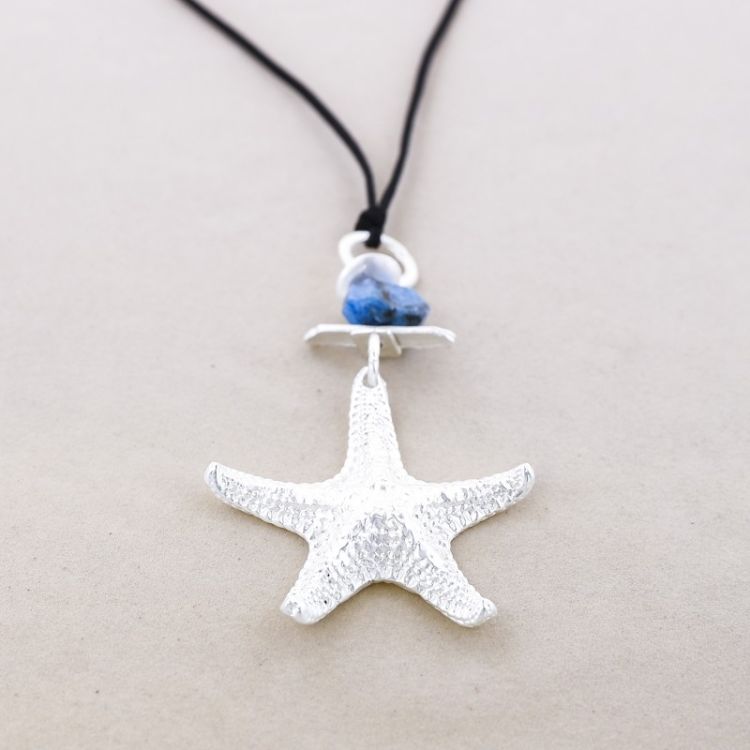 COLLAR LARGO COLGANTE ESTRELLA DE MAR
