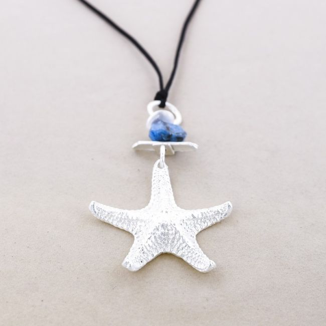 LONG STARFISH PENDANT NECKLACE