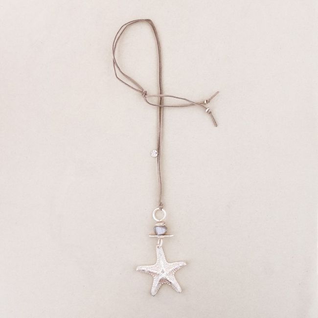 COLLAR LARGO COLGANTE ESTRELLA DE MAR