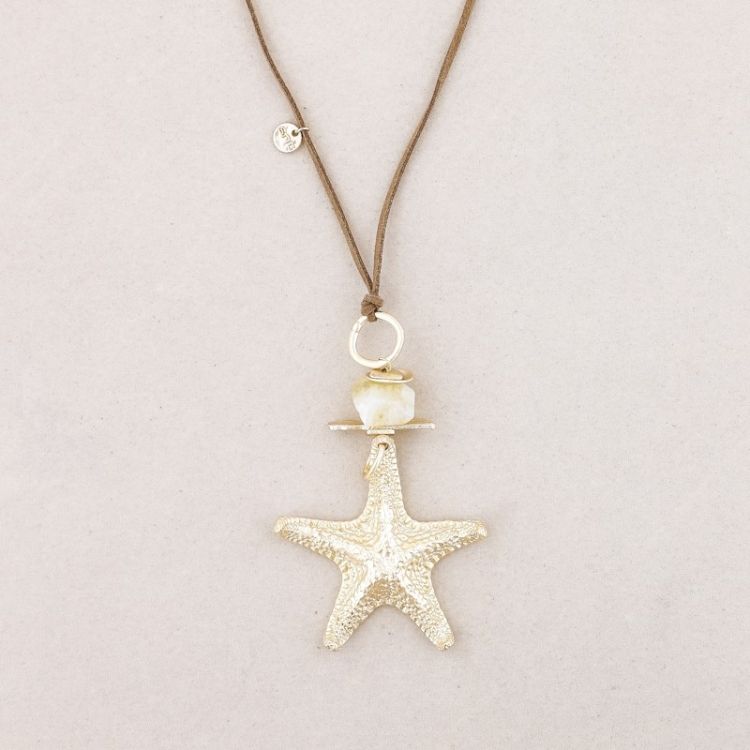 COLLAR LARGO COLGANTE ESTRELLA DE MAR 2