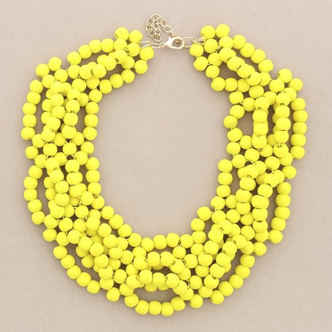 WOODEN BALL SHORT NECKLACE