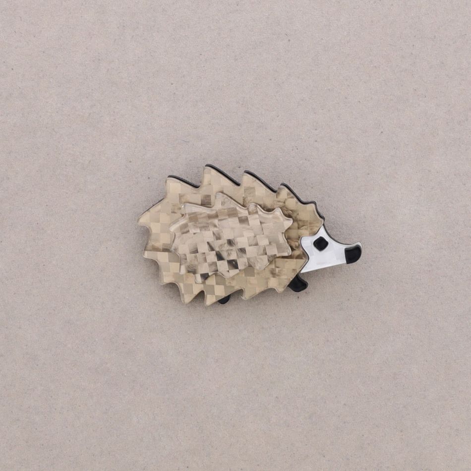 HEDGEHOG RESIN BROOCH
