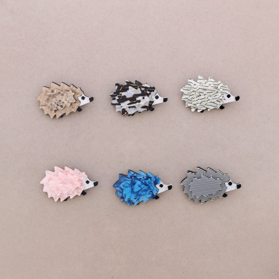 BROCHE ERIZO RESINA