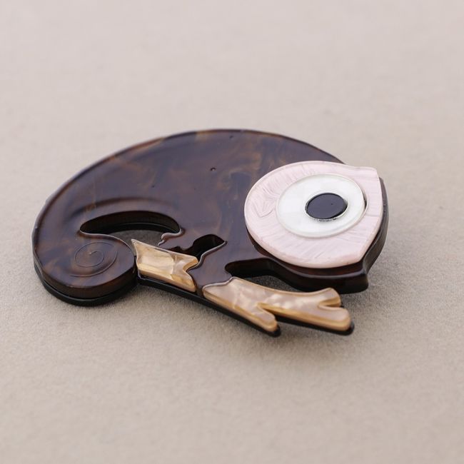 BROCHE CAMALEÓN RESINA