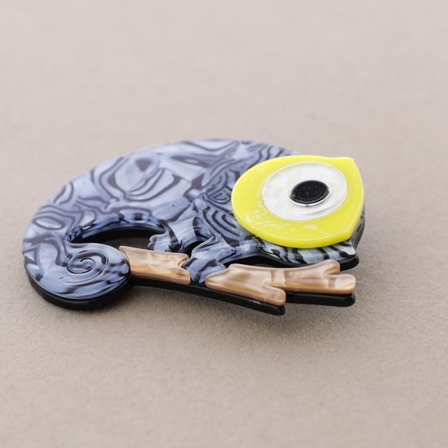 RESIN CHAMELEON BROOCH