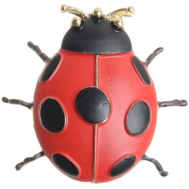 BROCHE INSECTO METAL ESMALTE MATE