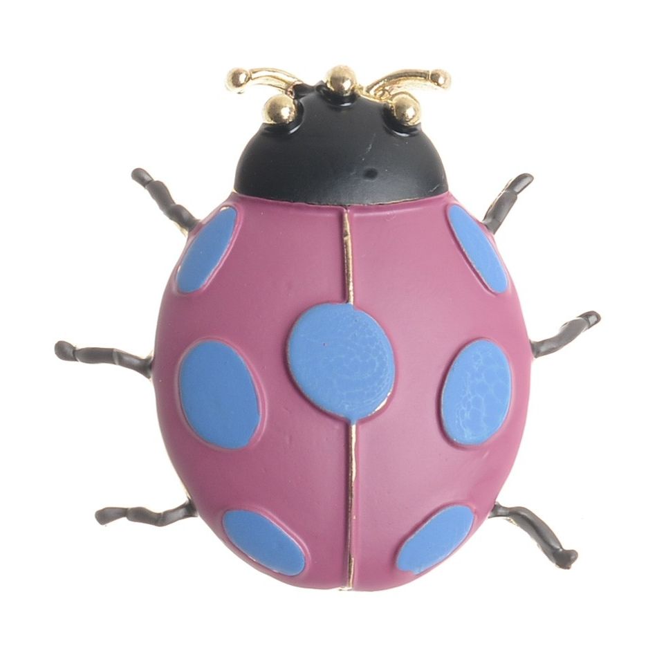 BROCHE INSECTO METAL ESMALTE MATE