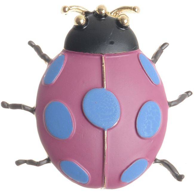 BROCHE INSECTO METAL ESMALTE MATE