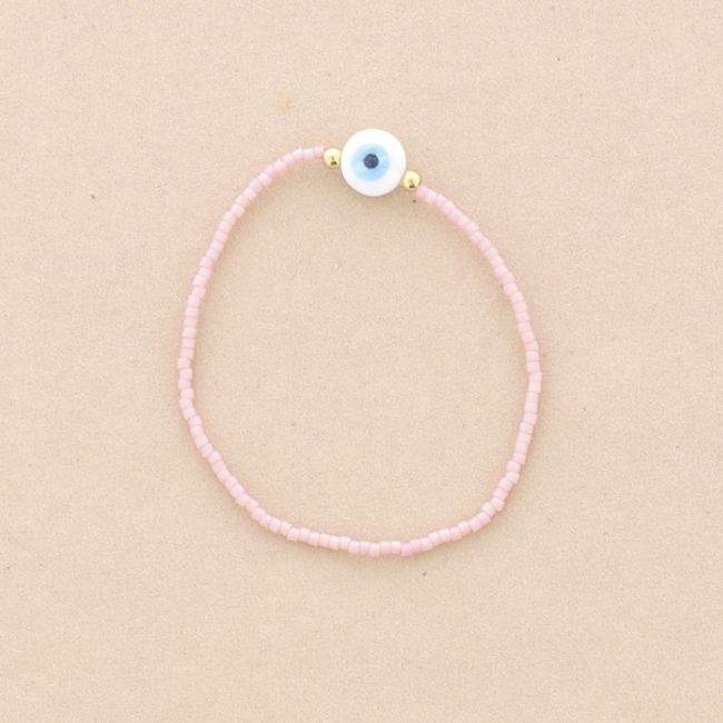 PULSERA GOMA OJO TURCO IMI. MIYUKI