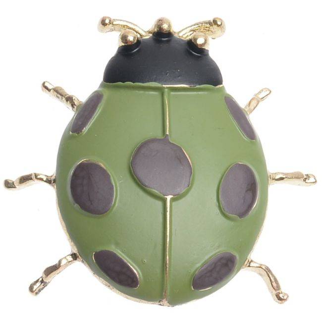 BROCHE INSECTO METAL ESMALTE MATE