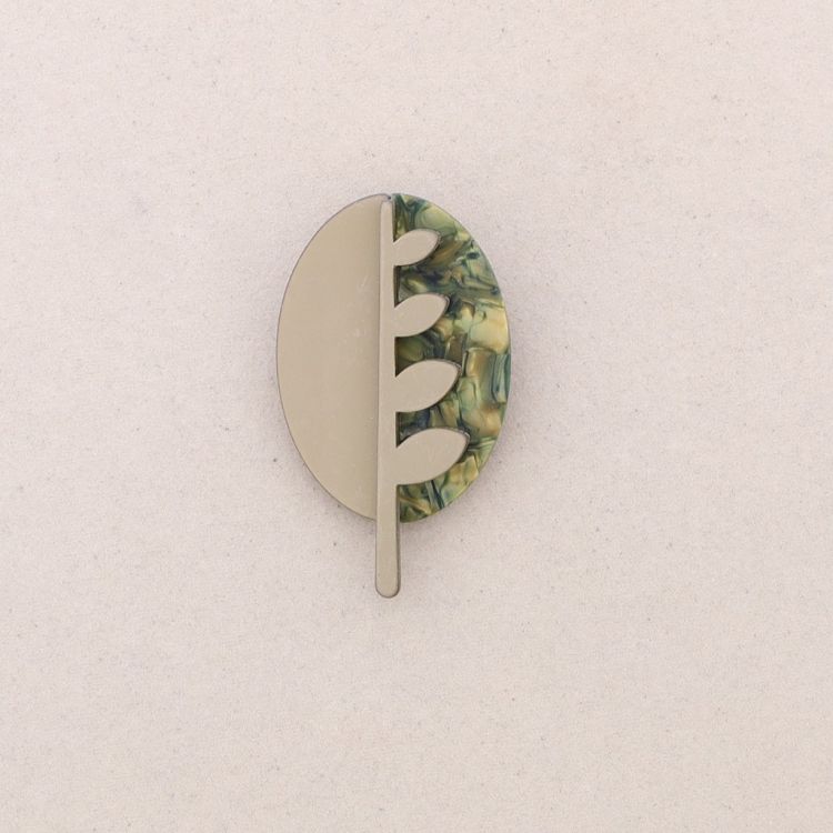 BROCHE FLOR ESTAMPADO RESINA 2