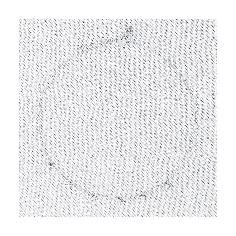 SUN PENDANT STEEL SHORT NECKLACE