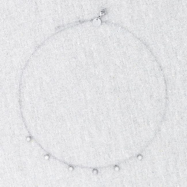 SUN PENDANT STEEL SHORT NECKLACE