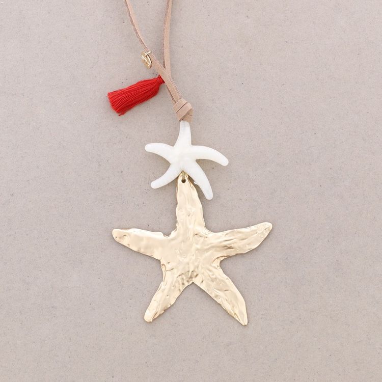 LONG STARFISH PENDANT NECKLACE 2
