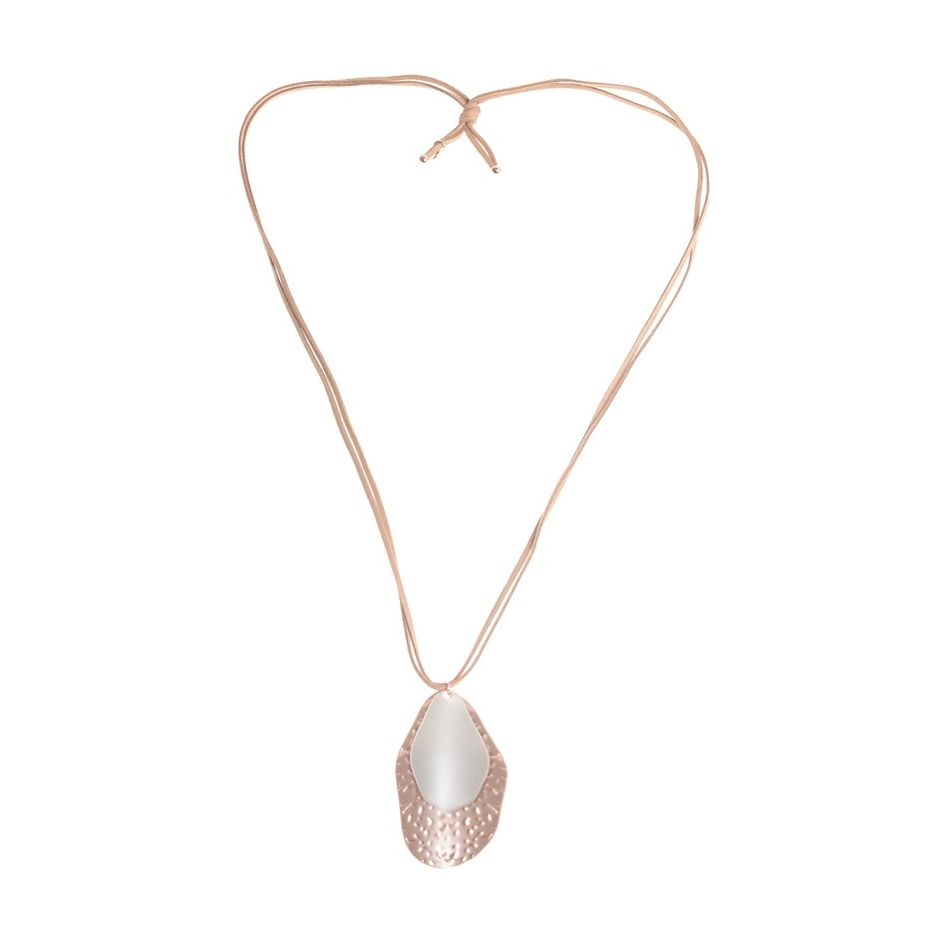 METAL DOUBLE PENDANT NECKLACE