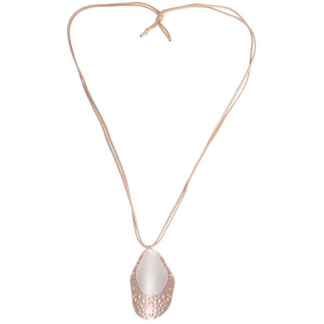 METAL DOUBLE PENDANT NECKLACE
