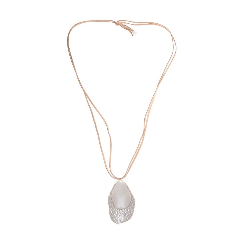 METAL DOUBLE PENDANT NECKLACE