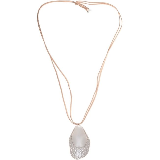 METAL DOUBLE PENDANT NECKLACE