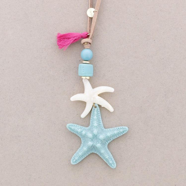 RESIN STARFISH PENDANT NECKLACE
