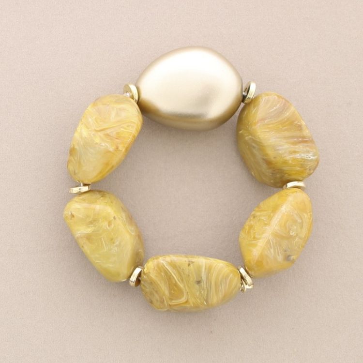 ELASTIC BRACELET WITH RESIN BEADS 2