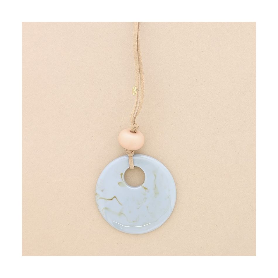 COLLAR LARGO ANTELINA COLGANTE RESINA