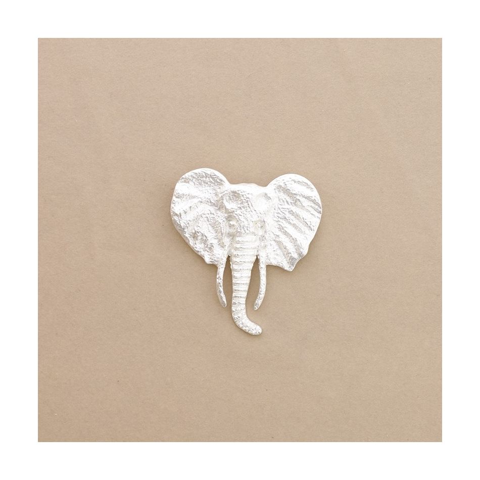 METAL ELEPHANT BROOCH