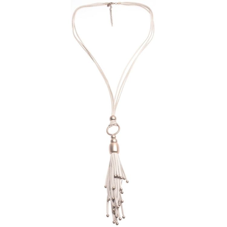 COLLAR LARGO ANTELINA COLGANTE FLECO 2