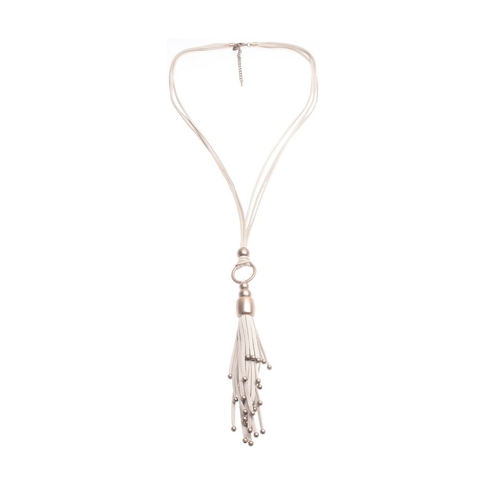 COLLAR LARGO ANTELINA COLGANTE FLECO