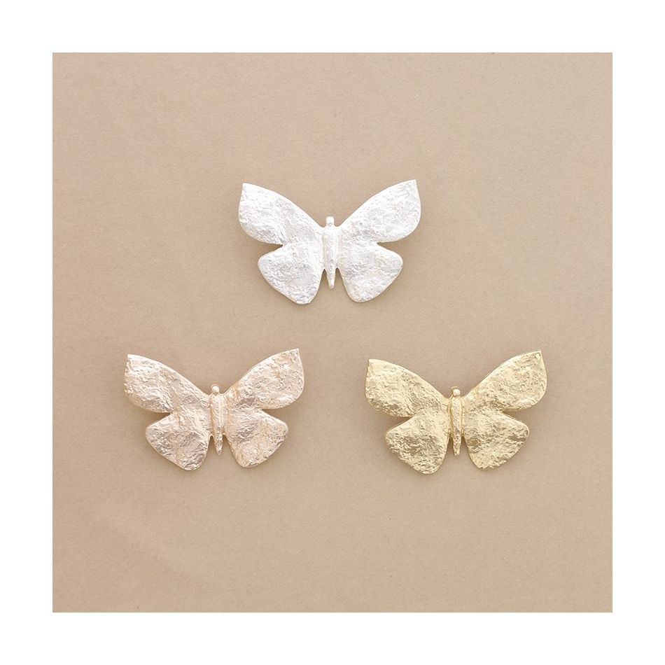 METAL BUTTERFLY BROOCH