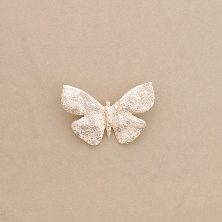 METAL BUTTERFLY BROOCH