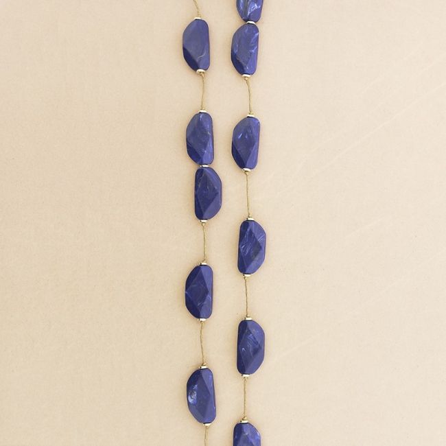COLLAR LARGO CUENTAS RESINA
