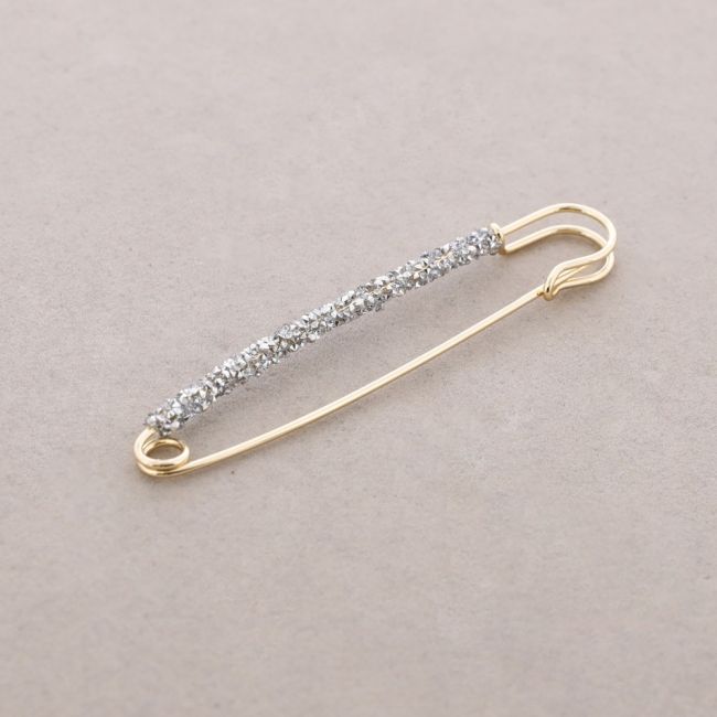 BLINGBLING PIN BROOCH 9CM